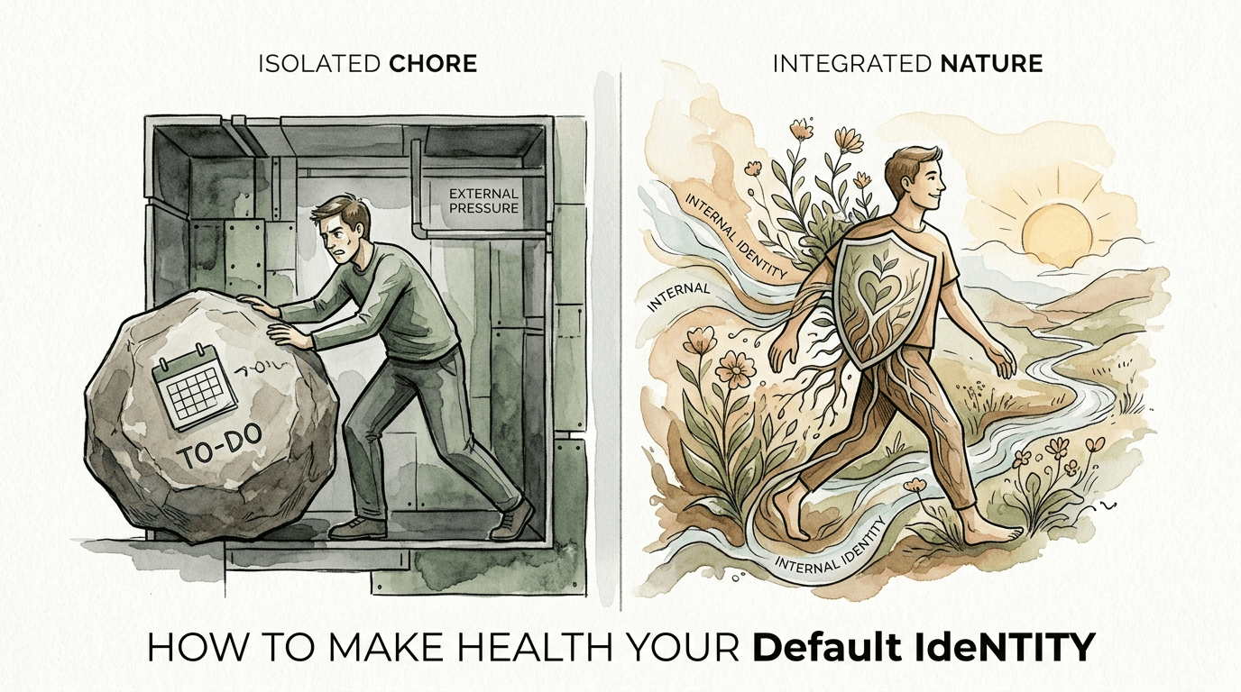 How To Make Health Your Default Identity
