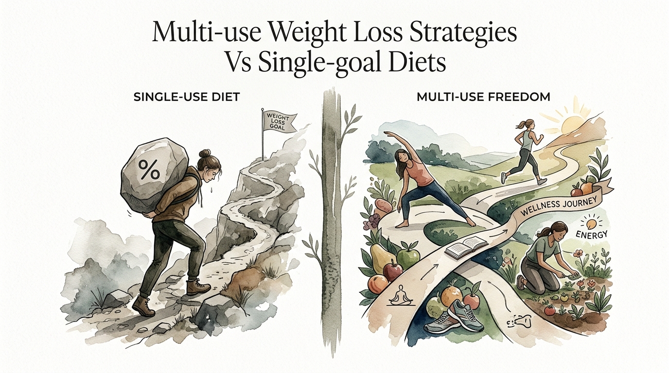 Multi-use Weight Loss Strategies Vs Single-goal Diets